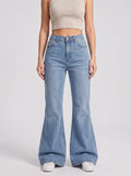 High-Rise Light Boot Cut Jeans