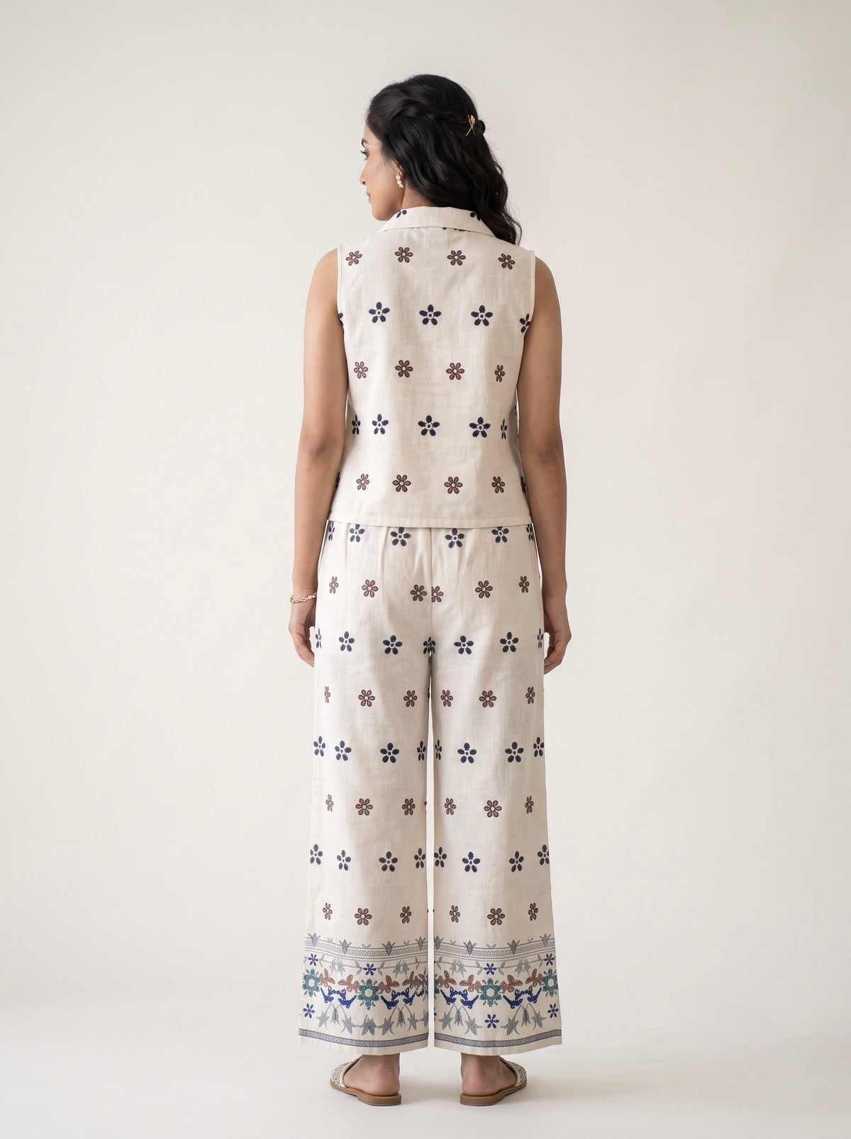 Ivory Floral Co-ord Set