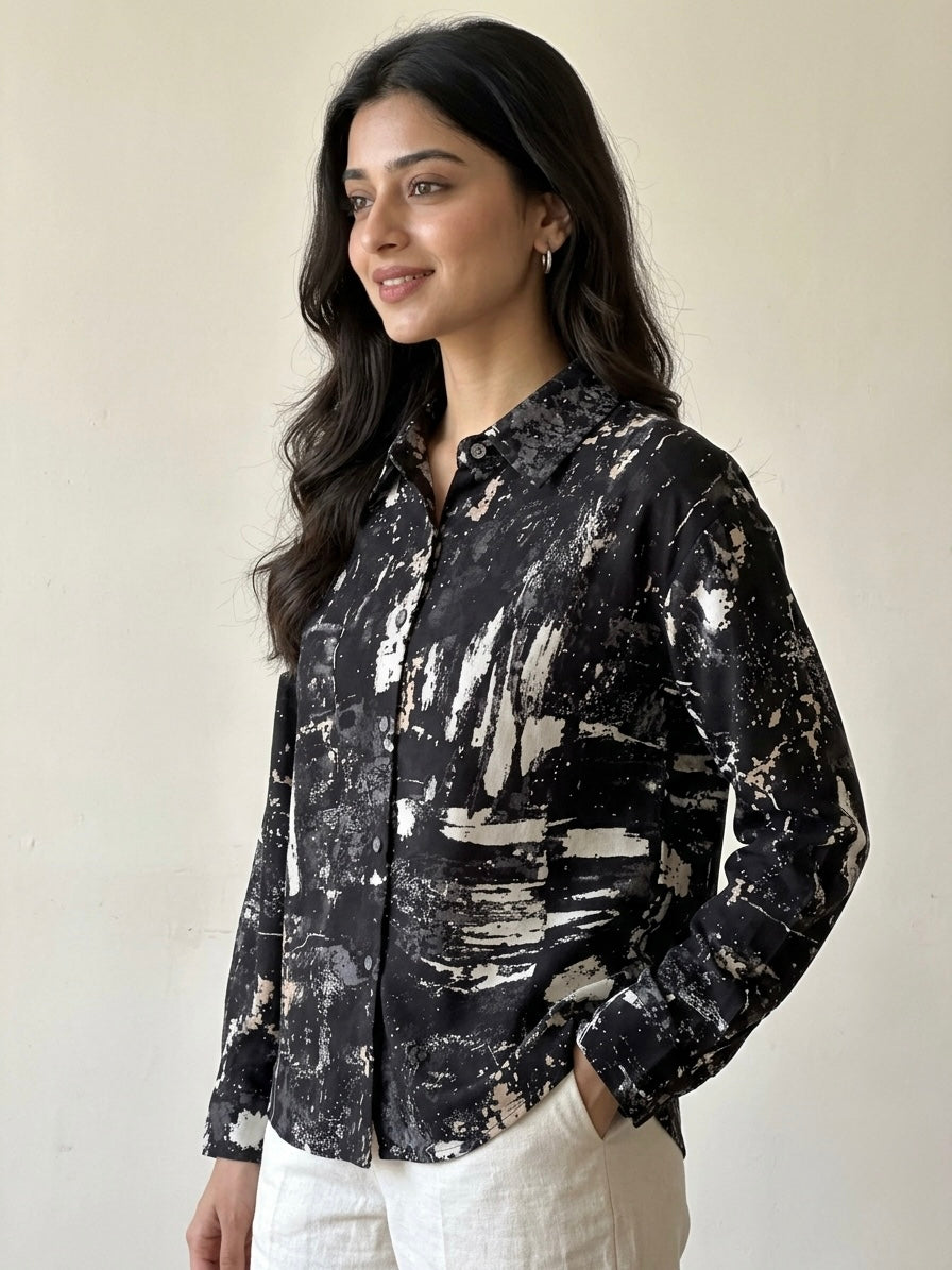 Artisanal Splash Shirt
