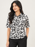 Ikat Print Short-Sleeve Shirt