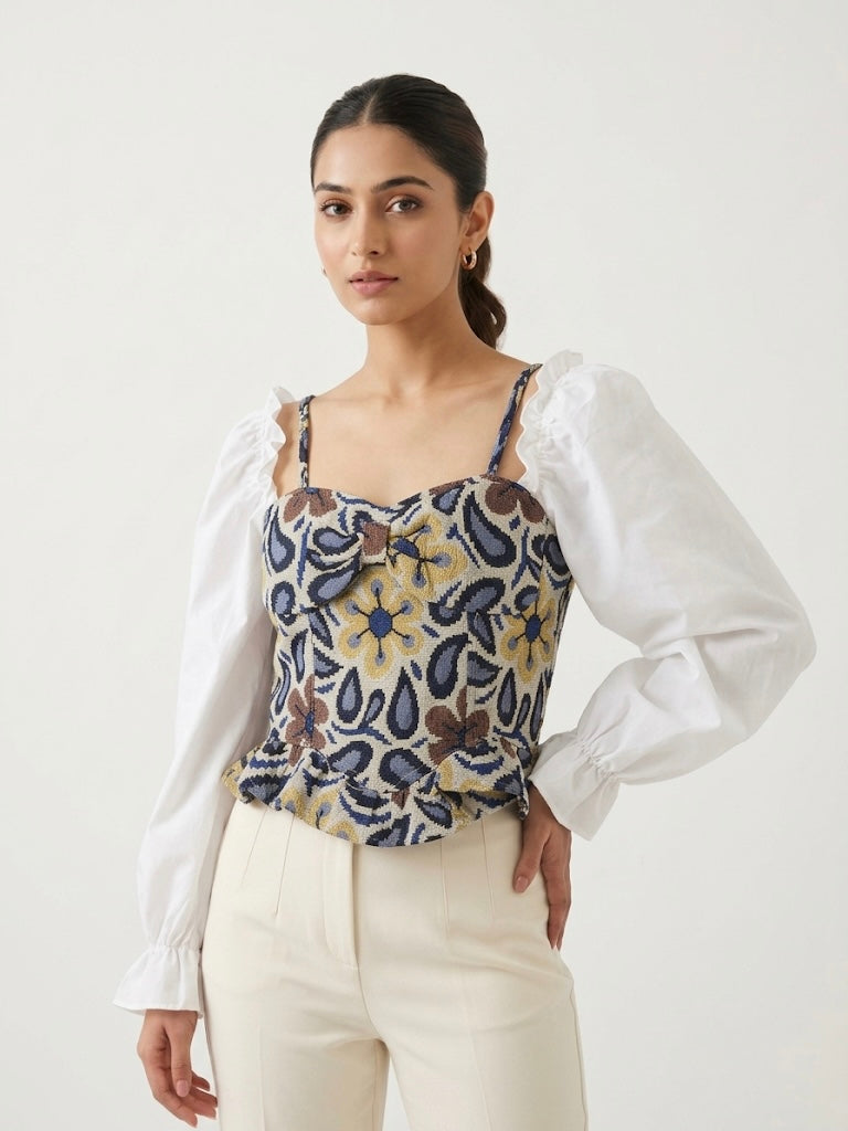 Floral Corset Top
