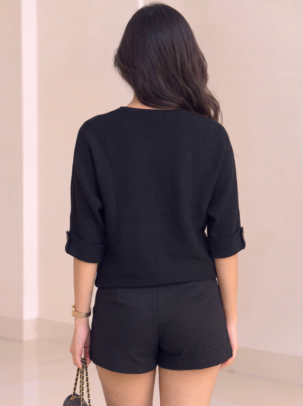 Imported Petal Knit Top