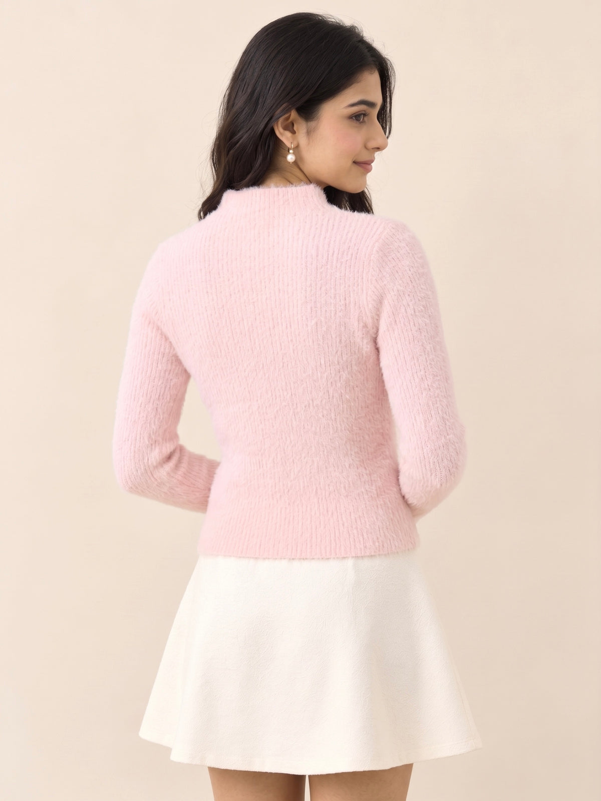 Imported Soft Knits Fur Top